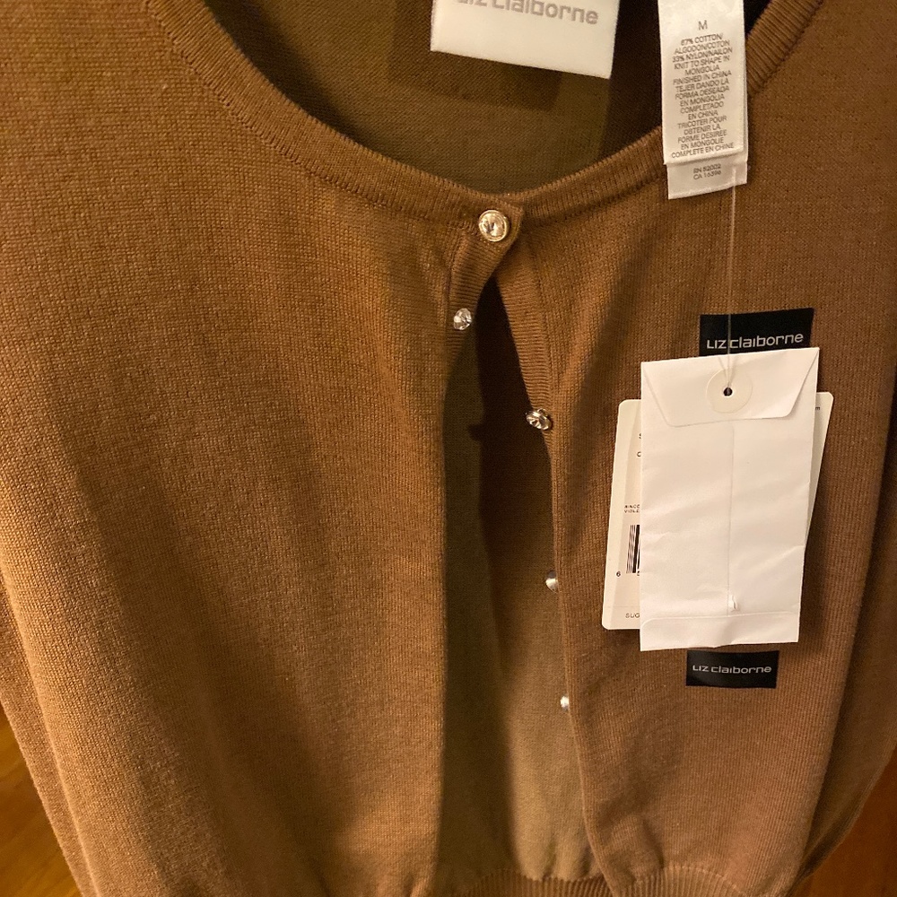 Brown Cardigan Sweater